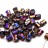 Бусины Pellet beads 6х4мм, отверстие 0,5мм, цвет 00030/29583 Crystal/Sliperit Full, Etched, 732-036, 10г (около 60шт) - Бусины Pellet beads 6х4мм, отверстие 0,5мм, цвет 00030/29583 Crystal/Sliperit Full, Etched, 732-036, 10г (около 60шт)