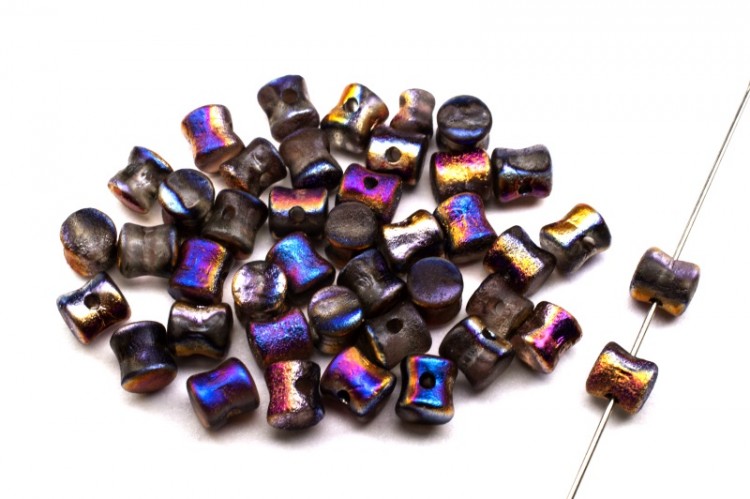 Бусины Pellet beads 6х4мм, отверстие 0,5мм, цвет 00030/29583 Crystal/Sliperit Full, Etched, 732-036, 10г (около 60шт) Бусины Pellet beads 6х4мм, отверстие 0,5мм, цвет 00030/29583 Crystal/Sliperit Full, Etched, 732-036, 10г (около 60шт)