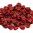 Бусины Rose Petal beads 8мм, отверстие 0,5мм, цвет 01890 красный металлик, 734-019, около 10г (около 50шт) - Бусины Rose Petal beads 8мм, отверстие 0,5мм, цвет 01890 красный металлик, 734-019, около 10г (около 50шт)