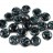 Бусины Candy beads 12мм, два отверстия 1мм, цвет 23980/86800 черный травертин, 705-039, 10г (около 8шт) - Бусины Candy beads 12мм, два отверстия 1мм, цвет 23980/86800 черный травертин, 705-039, 10г (около 8шт)