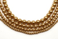 Жемчуг Swarovski 5810 #306 5мм Crystal Bright Gold Pearl, 5810-5-306, 10шт